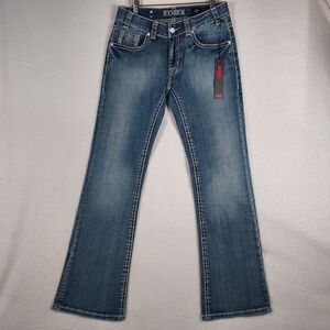Rock & Roll Denim Women’s Jeans Mid Rise Boot Cut Blue Size 29x32